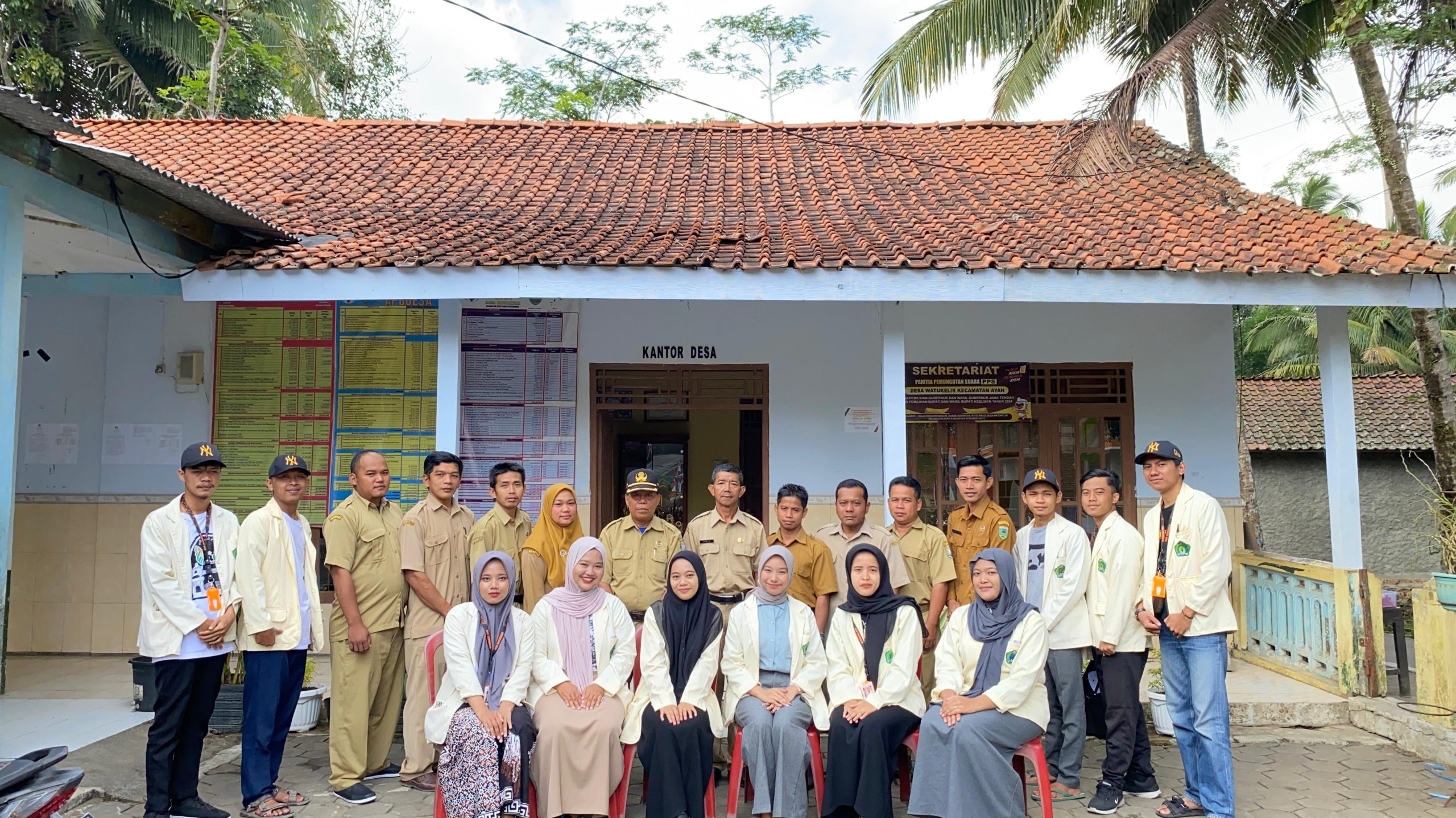 Pelepasan dan Sayonara Mahasiswa KKN UNUGHA Cilacap Kelompok 15 Desa Watukelir.